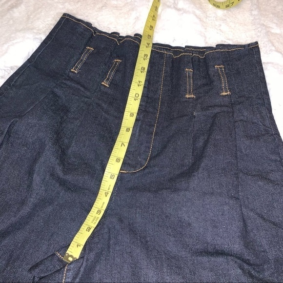 Rachel Roy Denim, Paperbag High Waisted Capri Jeans, sz 28 - Picture 7 of 12